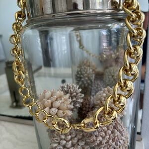 Luv AJ chunky gold chain necklace